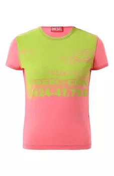 Хлопковая футболка Diesel