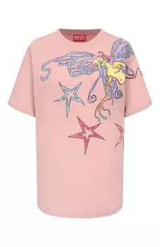 Хлопковая футболка Diesel