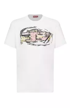 Хлопковая футболка Diesel