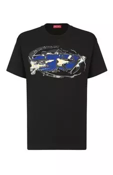 Хлопковая футболка Diesel