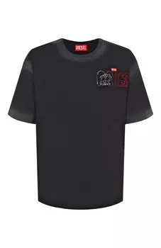 Хлопковая футболка Diesel