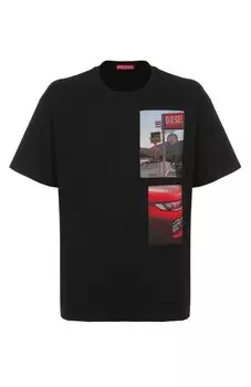 Хлопковая футболка Diesel