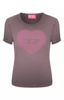 Хлопковая футболка Diesel