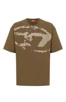 Хлопковая футболка Diesel