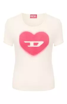 Хлопковая футболка Diesel