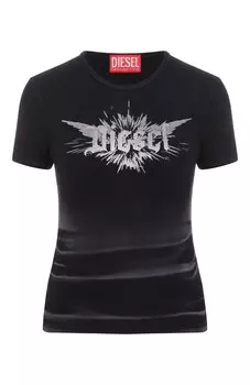 Хлопковая футболка Diesel