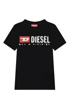 Хлопковая футболка Diesel