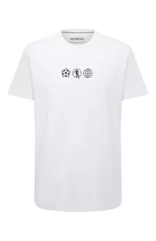 Хлопковая футболка Dirk Bikkembergs