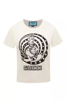 Хлопковая футболка Disney x Gucci Gucci