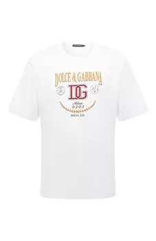 Хлопковая футболка Dolce & Gabbana