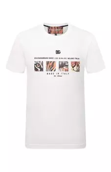 Хлопковая футболка Dolce & Gabbana