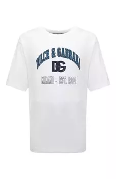 Хлопковая футболка Dolce & Gabbana