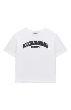 Хлопковая футболка Dolce & Gabbana