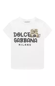Хлопковая футболка Dolce & Gabbana
