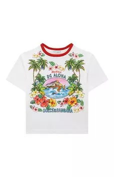 Хлопковая футболка Dolce & Gabbana