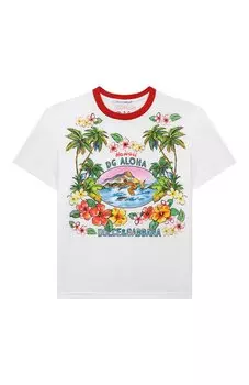 Хлопковая футболка Dolce & Gabbana