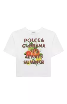 Хлопковая футболка Dolce & Gabbana