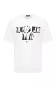 Хлопковая футболка Dolce & Gabbana