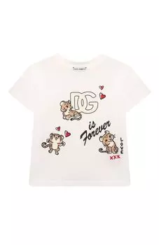 Хлопковая футболка Dolce & Gabbana