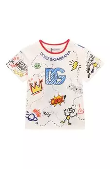 Хлопковая футболка Dolce & Gabbana