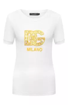 Хлопковая футболка Dolce & Gabbana