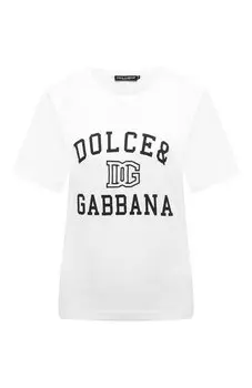 Хлопковая футболка Dolce & Gabbana
