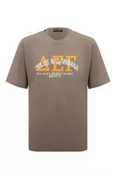 Хлопковая футболка Dolce & Gabbana