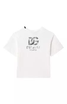 Хлопковая футболка Dolce & Gabbana