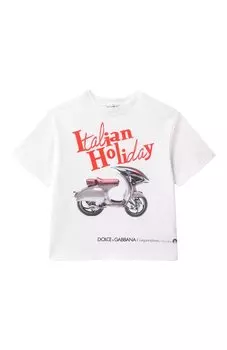Хлопковая футболка Dolce & Gabbana