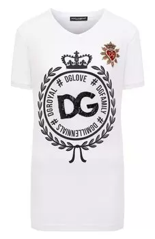 Хлопковая футболка Dolce & Gabbana