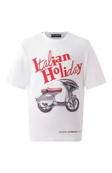 Хлопковая футболка Dolce & Gabbana