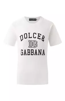 Хлопковая футболка Dolce & Gabbana