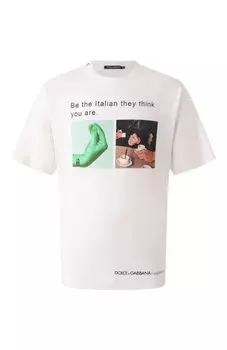 Хлопковая футболка Dolce & Gabbana