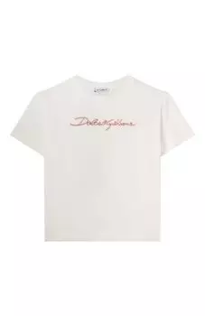 Хлопковая футболка Dolce & Gabbana