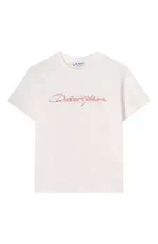 Хлопковая футболка Dolce & Gabbana