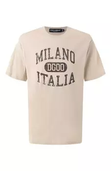 Хлопковая футболка Dolce & Gabbana