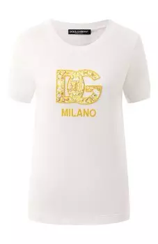 Хлопковая футболка Dolce & Gabbana