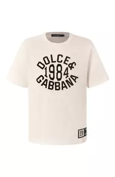 Хлопковая футболка Dolce & Gabbana