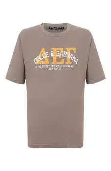 Хлопковая футболка Dolce & Gabbana