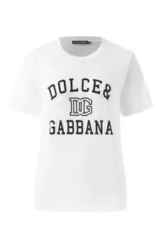 Хлопковая футболка Dolce & Gabbana