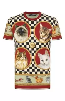 Хлопковая футболка Dolce & Gabbana