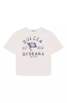 Хлопковая футболка Dolce & Gabbana