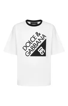 Хлопковая футболка Dolce & Gabbana