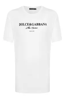 Хлопковая футболка Dolce & Gabbana