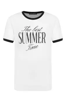 Хлопковая футболка Dolce & Gabbana