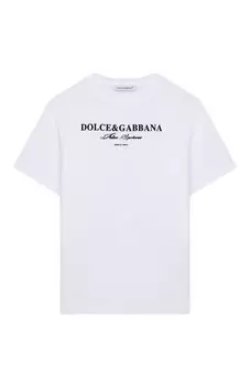 Хлопковая футболка Dolce & Gabbana