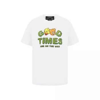 Хлопковая футболка DOMREBEL