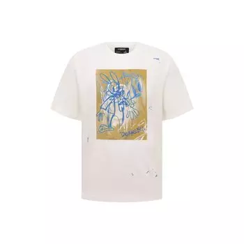 Хлопковая футболка DOMREBEL