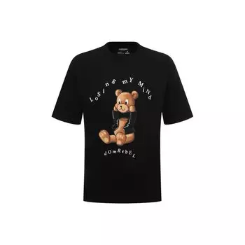 Хлопковая футболка DOMREBEL