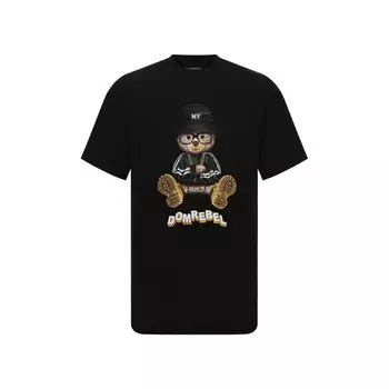 Хлопковая футболка DOMREBEL